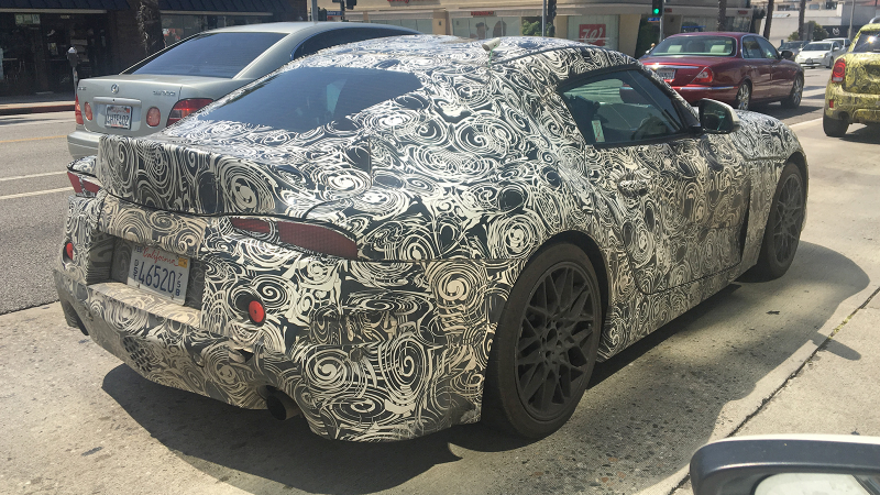 Illustration for article titled Hell Yeah The New Toyota Supra Has Been Spotted With Cool Wheels After All